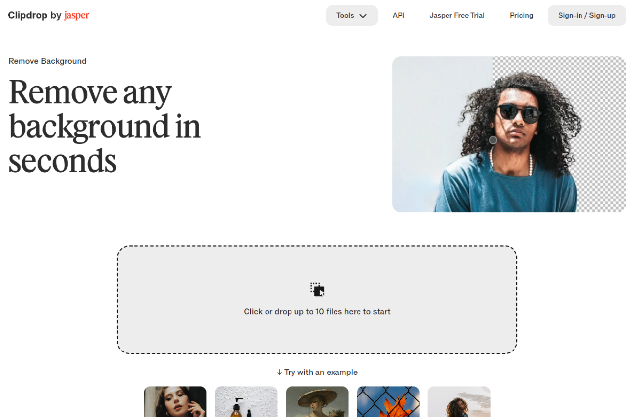 ClipDrop Remove preview