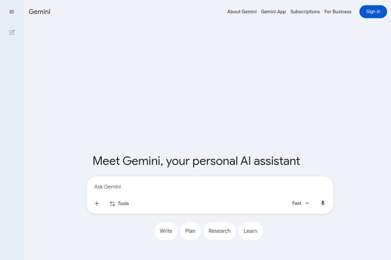Google Gemini preview