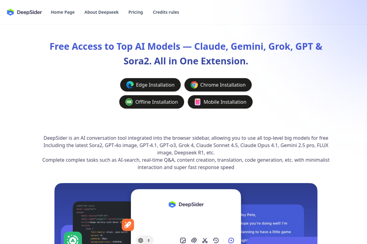 DeepSider - AI Side preview