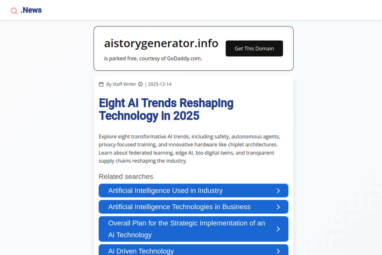 AI Story Generator preview