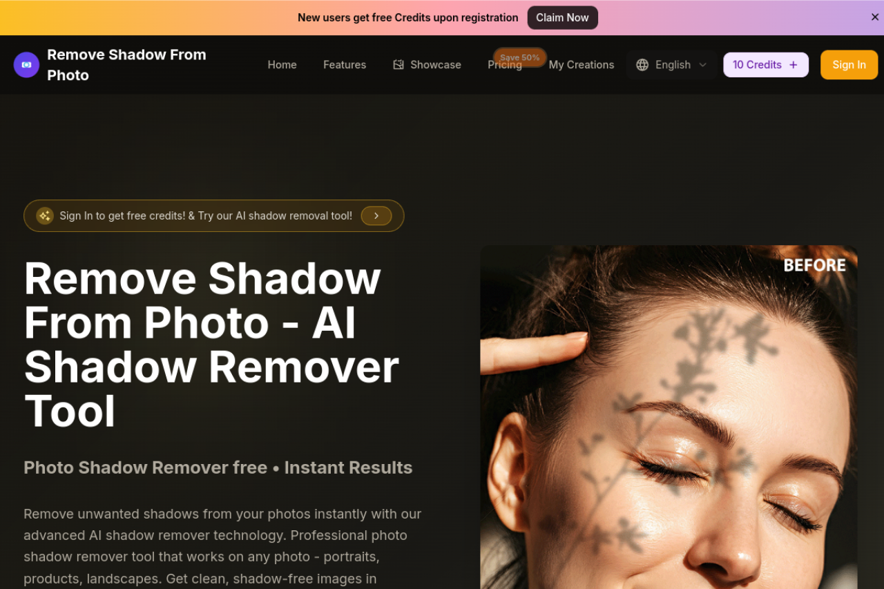 AI Shadow Remover preview