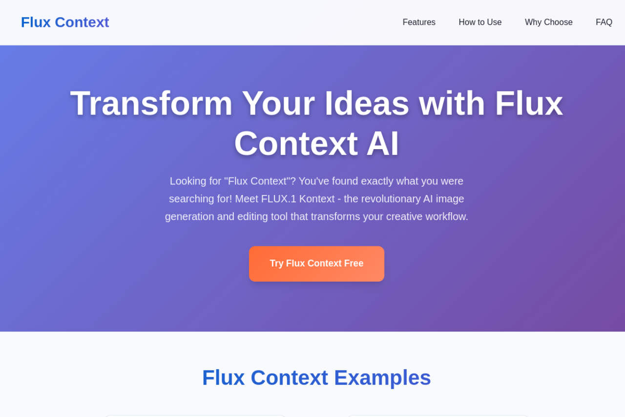 Flux Context preview