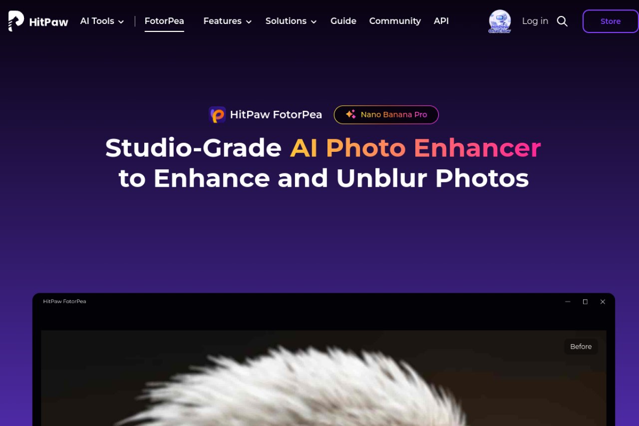 HitPaw FotorPea preview
